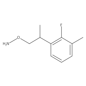 O-[2-(2-fluoro-3-methylphenyl)propyl]hydroxylamine结构式