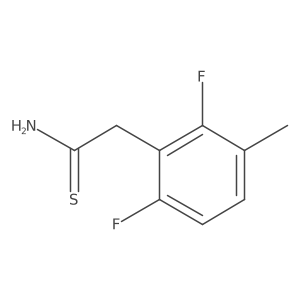 2-(2,6-Difluoro-3-methylphenyl)ethanethioamide Structure