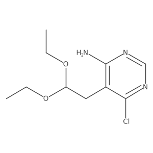 6-Chloro-5-(2,2-diethoxyethyl)-4-pyrimidinamine Structure