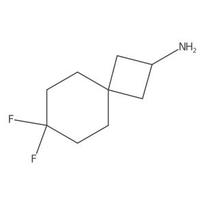 7,7-Difluorospiro[3.5]nonan-2-amine结构式