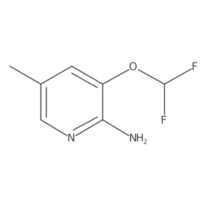 3-(Difluoromethoxy)-5-methylpyridin-2-amine Structure