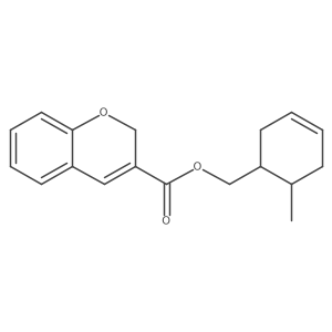 (6-Methylcyclohex-3-en-1-yl)methyl 2H-chromene-3-carboxylate Structure