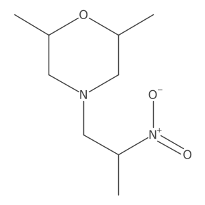 2,6-Dimethyl-4-(2-nitropropyl)morpholine Structure