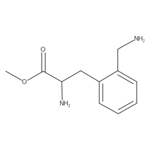 Methyl 2-amino-3-[2-(aminomethyl)phenyl]propanoate结构式