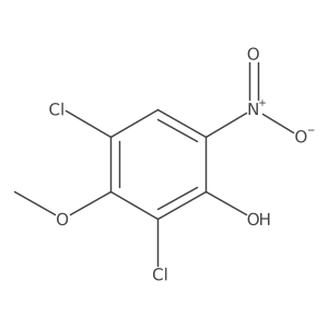 2,4-Dichloro-3-methoxy-6-nitrophenol Structure