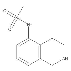 N-(1,2,3,4-tetrahydroisoquinolin-5-yl)methanesulfonamide Structure