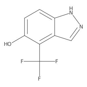 1H-Indazol-5-ol, 4-(trifluoromethyl)-结构式