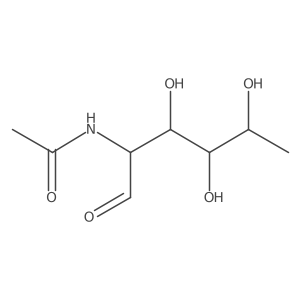 2-Acetamido-2,6-dideoxy-l-talose结构式