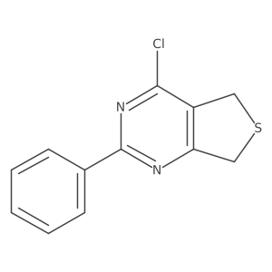 4-Chloro-2-phenyl-5,7-dihydrothieno[3,4-D]pyrimidine Structure
