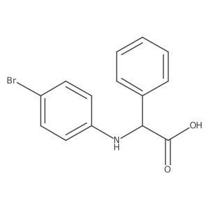 I+/--[(4-Bromophenyl)amino]benzeneacetic acid Structure