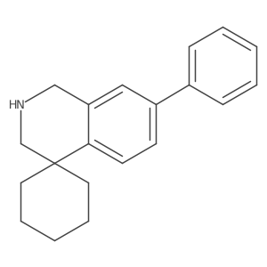 2a(2),3a(2)-Dihydro-7a(2)-phenylspiro[cyclohexane-1,4a(2)(1a(2)H)-isoquinoline]结构式