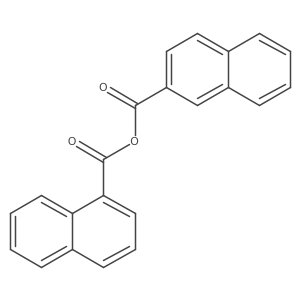 alpha,beta-Naphthoic acid anhydride Structure