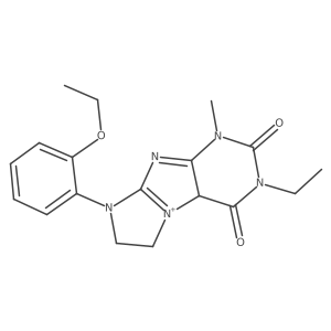 6-(2-ethoxyphenyl)-2-ethyl-4-methyl-8,9a-dihydro-7H-purino[7,8-a]imidazol-9-ium-1,3-dione Structure