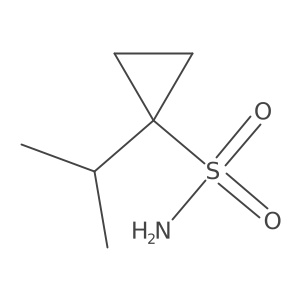 1-(Propan-2-yl)cyclopropane-1-sulfonamide结构式