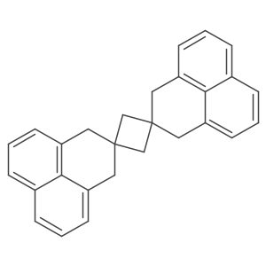 Dispiro[1H-phenalene-2(3H),1a(2)-cyclobutane-3a(2),2a(2)a(2)(3a(2)a(2)H)-[1H]phenalene]结构式