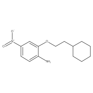 2-(2-Cyclohexylethoxy)-4-nitrophenylamine结构式