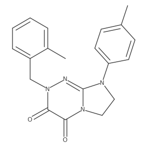 2-(2-methylbenzyl)-8-(p-tolyl)-7,8-dihydroimidazo[2,1-c][1,2,4]triazine-3,4(2H,6H)-dione Structure