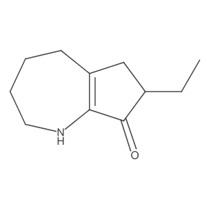 7-Ethyl-2,3,4,5,6,7-hexahydrocyclopent[b]azepin-8(1H)-one Structure