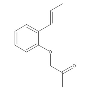 2-Propenylphenyloxymethyl methyl ketone结构式