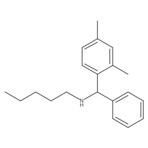 2,4-Dimethyl-N-pentyl-I+/--phenylbenzenemethanamine Structure