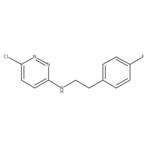 6-chloro-N-(4-fluorophenethyl)pyridazin-3-amine Structure