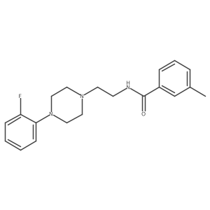 N-(2-(4-(2-fluorophenyl)piperazin-1-yl)ethyl)-3-methylbenzamide结构式