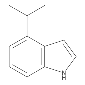 4-Isopropyl-1H-indole结构式