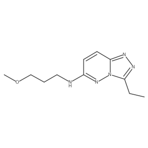 CCc1nnc2ccc(NCCCOC)nn12结构式
