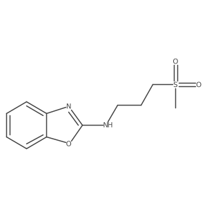 n-(3-(Methylsulfonyl)propyl)benzo[d]oxazol-2-amine Structure
