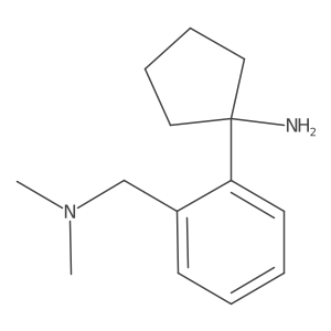2-(1-Aminocyclopentyl)-N,N-dimethylbenzenemethanamine Structure