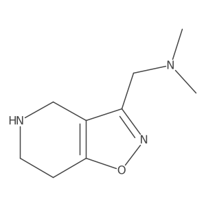 4,5,6,7-Tetrahydro-N,N-dimethylisoxazolo[4,5-c]pyridine-3-methanamine结构式