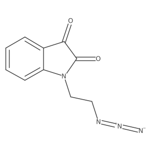 1-(2-azidoethyl)-2,3-dihydro-1H-indole-2,3-dione Structure