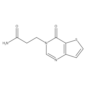 3-(4-Oxothieno[3,2-d]pyrimidin-3(4h)-yl)propanamide结构式