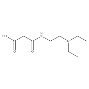 3-[2-(Diethylamino)ethylamino]-3-oxopropanoic acid Structure