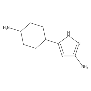 3-(4-aminocyclohexyl)-1H-1,2,4-triazol-5-amine Structure