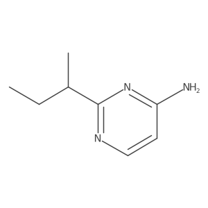 2-(Butan-2-yl)pyrimidin-4-amine Structure