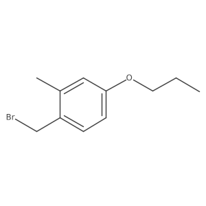 1-(Bromomethyl)-2-methyl-4-propoxybenzene结构式