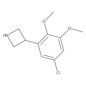 3-(5-Chloro-2,3-dimethoxyphenyl)azetidine Structure