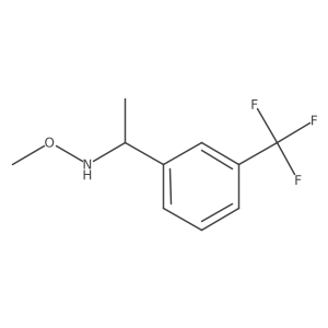 Methoxy({1-[3-(trifluoromethyl)phenyl]ethyl})amine结构式