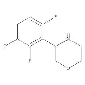 3-(2,3,6-Trifluorophenyl)morpholine Structure