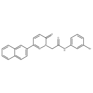 N-(3-bromophenyl)-2-(3-(naphthalen-2-yl)-6-oxopyridazin-1(6H)-yl)acetamide Structure