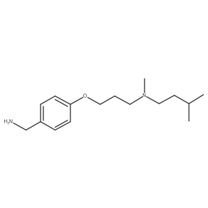 Benzenemethanamine, 4-[3-[methyl(3-methylbutyl)amino]propoxy]-结构式