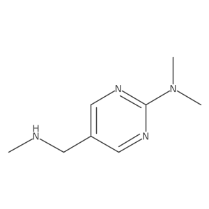 N,N-dimethyl-5-[(methylamino)methyl]pyrimidin-2-amine结构式