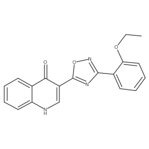 3-(3-(2-ethoxyphenyl)-1,2,4-oxadiazol-5-yl)quinolin-4(1H)-one结构式