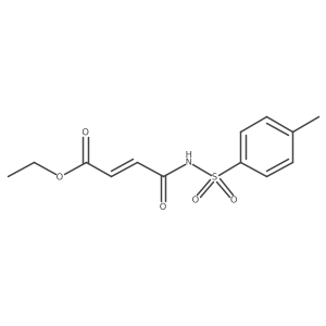 2-Butenoic acid, 4-[[(4-methylphenyl)sulfonyl]amino]-4-oxo-, ethyl ester, (2E)- Structure