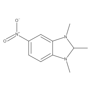 2,3-Dihydro-1,2,3-trimethyl-5-nitro-1H-benzimidazole Structure