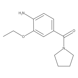 (4-Amino-3-ethoxyphenyl)(pyrrolidin-1-yl)methanone Structure