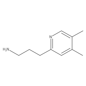 3-(4,5-Dimethylpyridin-2-YL)propan-1-amine结构式
