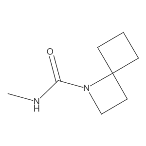 N-Methyl-1-azaspiro[3.3]heptane-1-carboxamide结构式