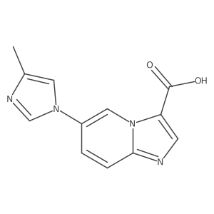 6-(4-Methyl-1H-imidazol-1-yl)imidazo[1,2-a]pyridine-3-carboxylic acid Structure